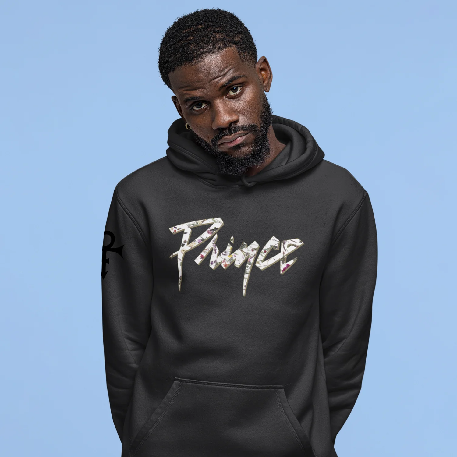 Prince Floral Logo Pullover Hoodie - Image 2