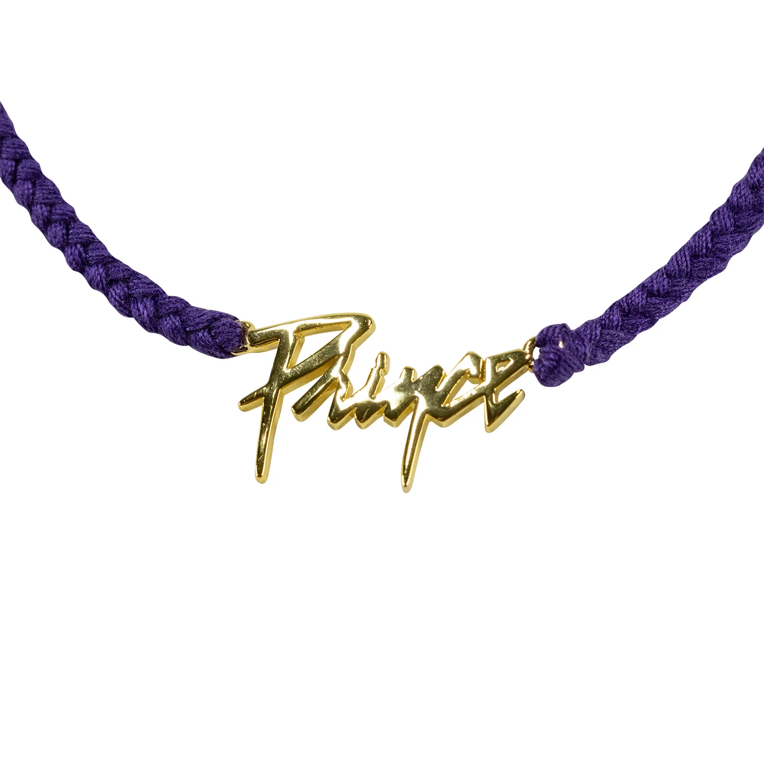 Prince Logo Braided Cord Bracelet [Gold] - Image 2
