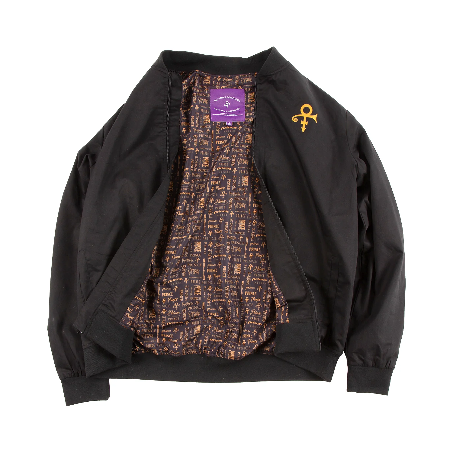 Prince Logo Pattern Lined Bomber Jacket - Image 2