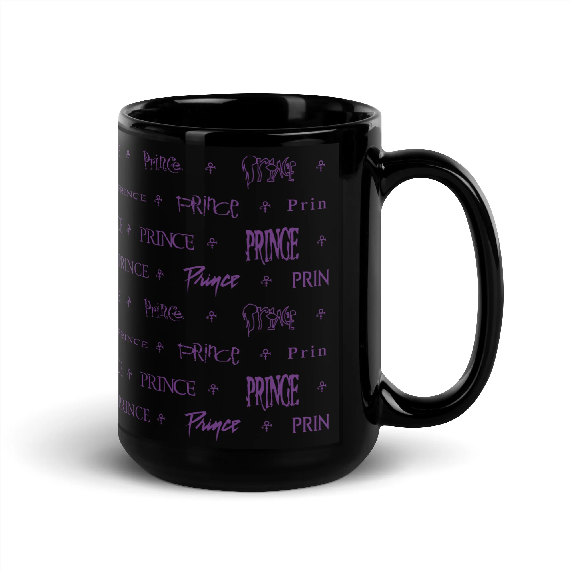 Prince Logo Pattern Mugs - Image 4