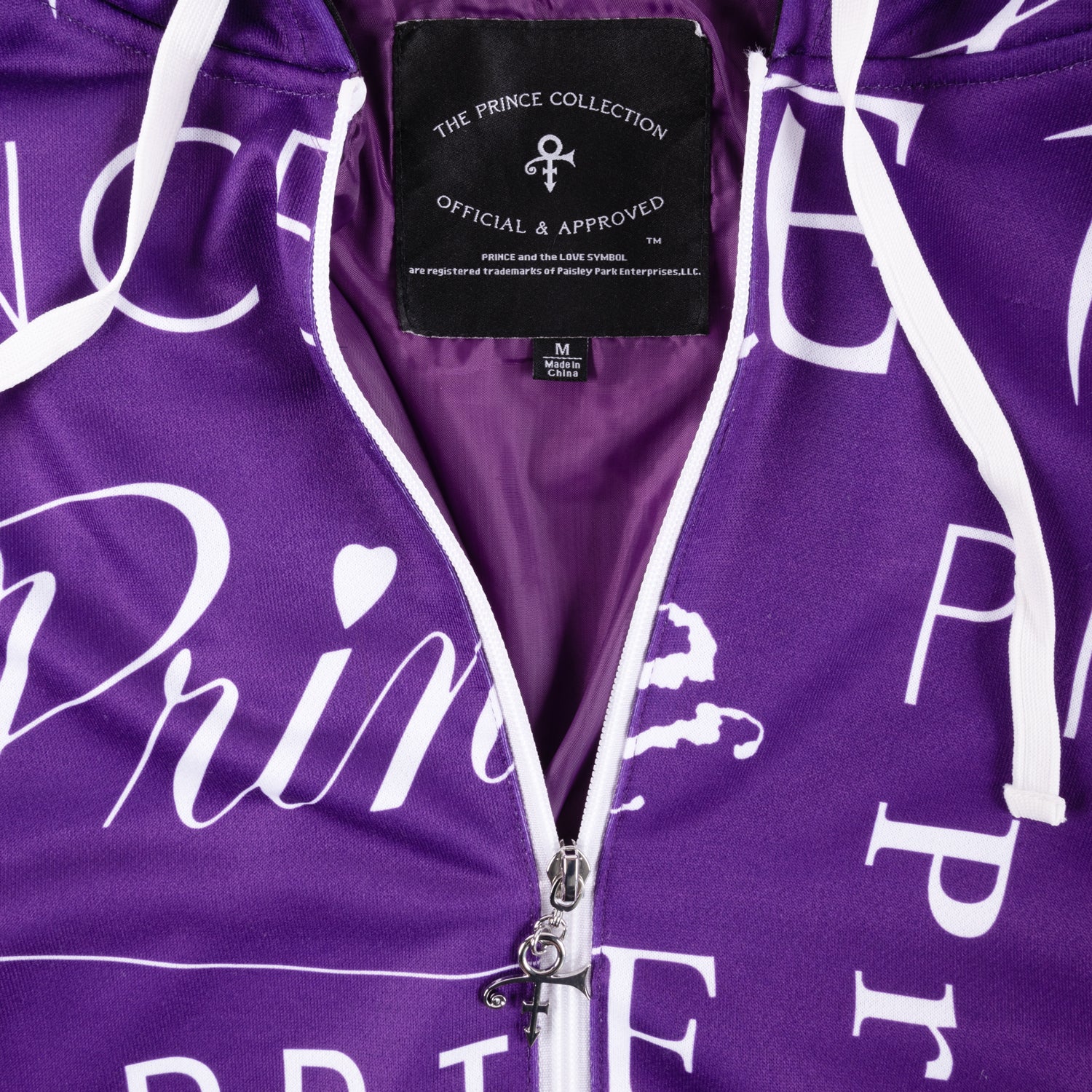 Prince Logo Pattern Premium Zip Hoodie - Image 10