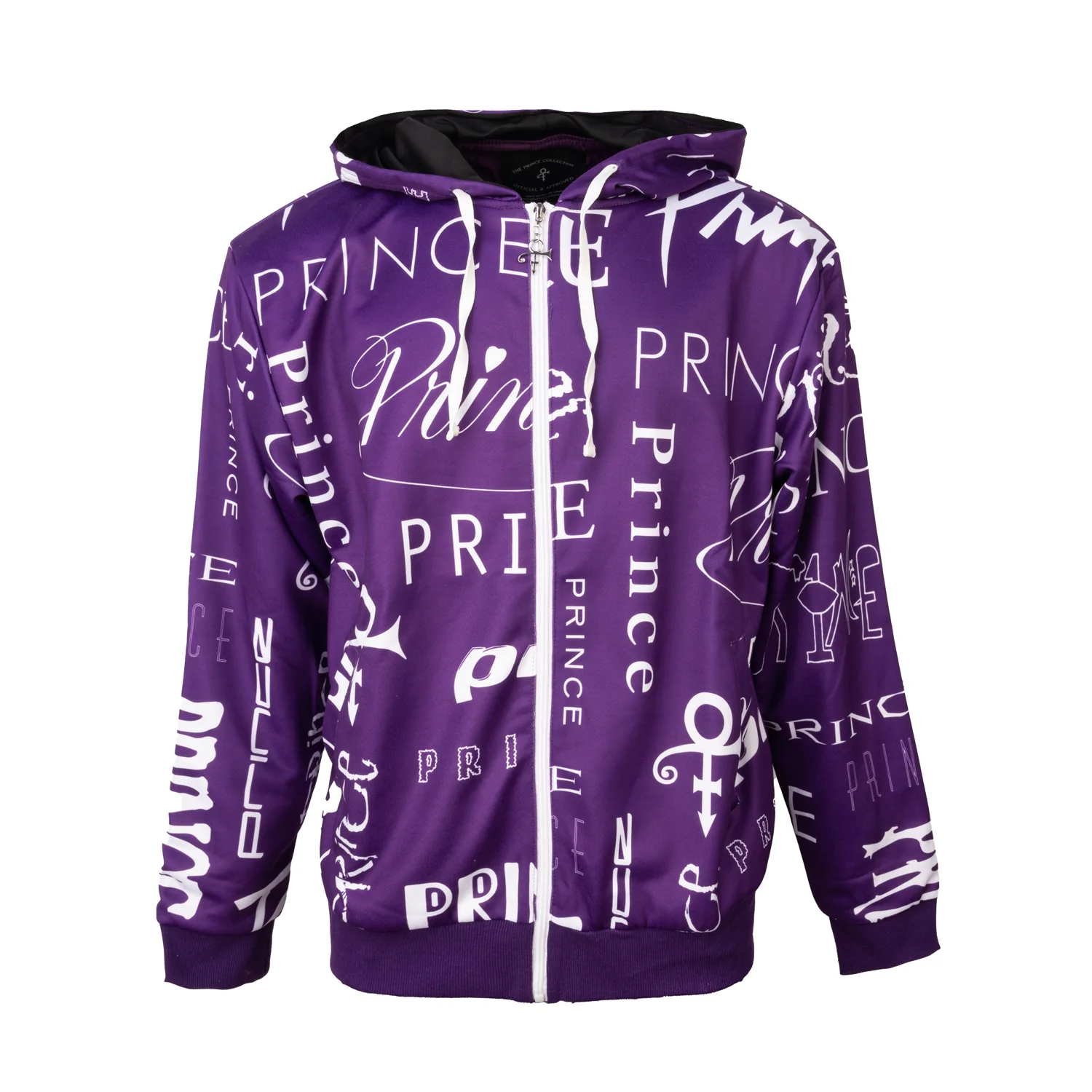 Prince Logo Pattern Premium Zip Hoodie - Image 6