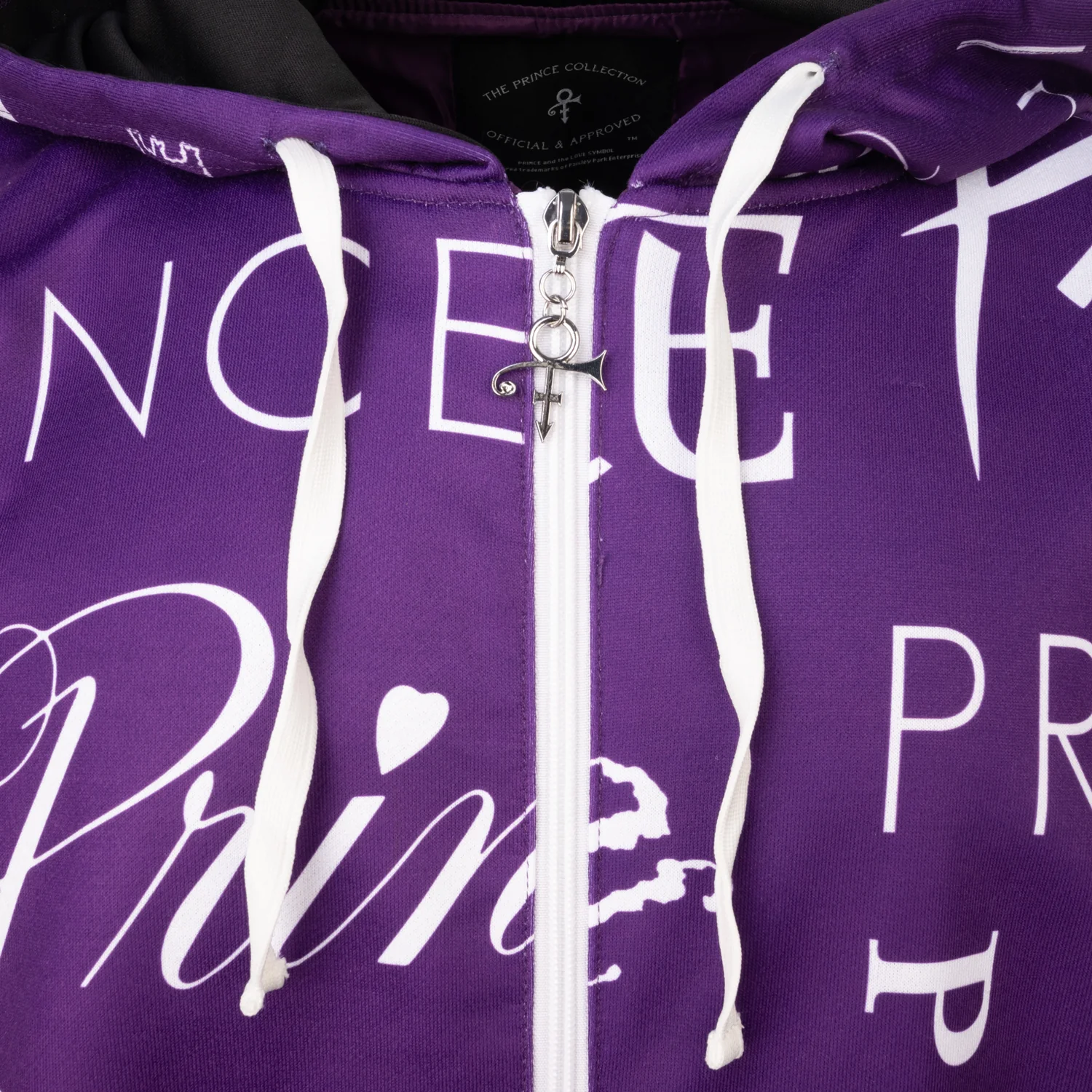 Prince Logo Pattern Premium Zip Hoodie - Image 7