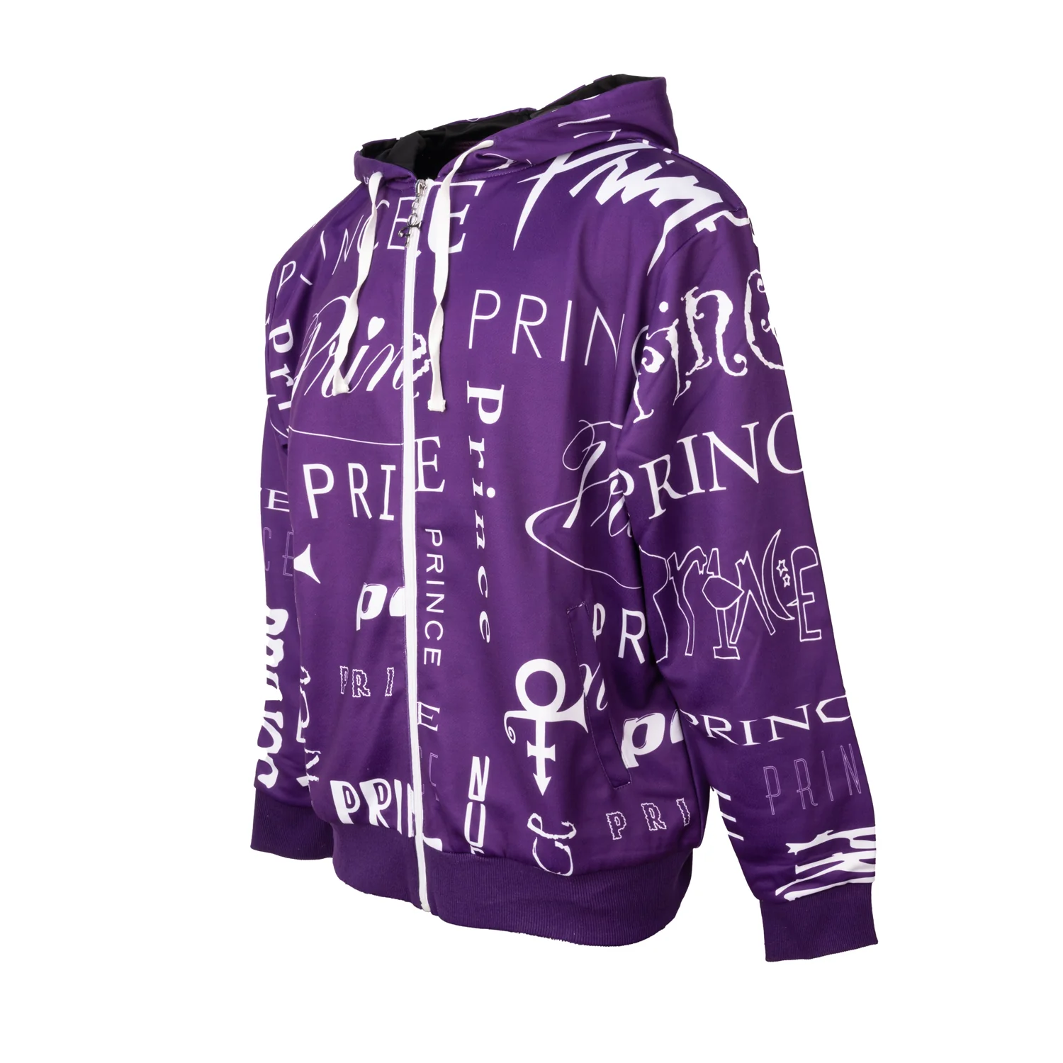 Prince Logo Pattern Premium Zip Hoodie - Image 8