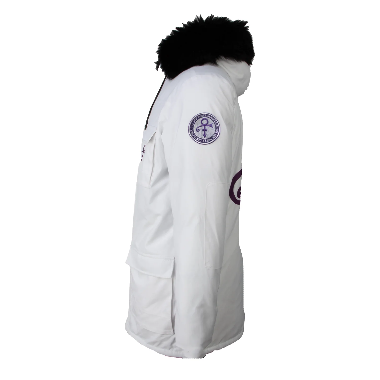 Prince NPG Lined Parka (White) - Image 3