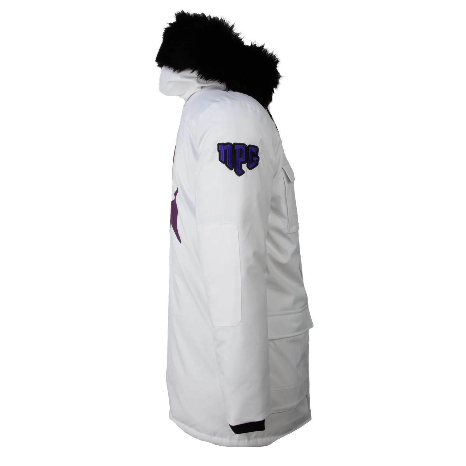 Prince NPG Lined Parka (White) - Image 5