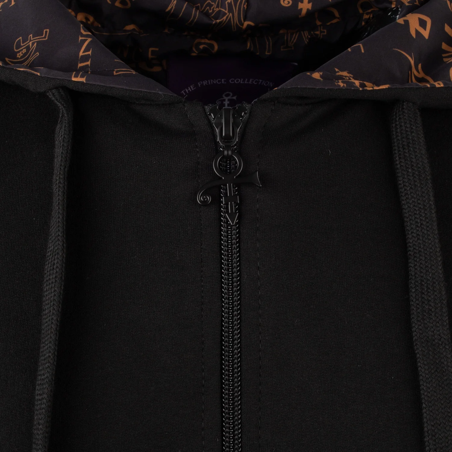 Prince Symbol / Prince Logo Pattern Lined Zip Hoodie - Image 15