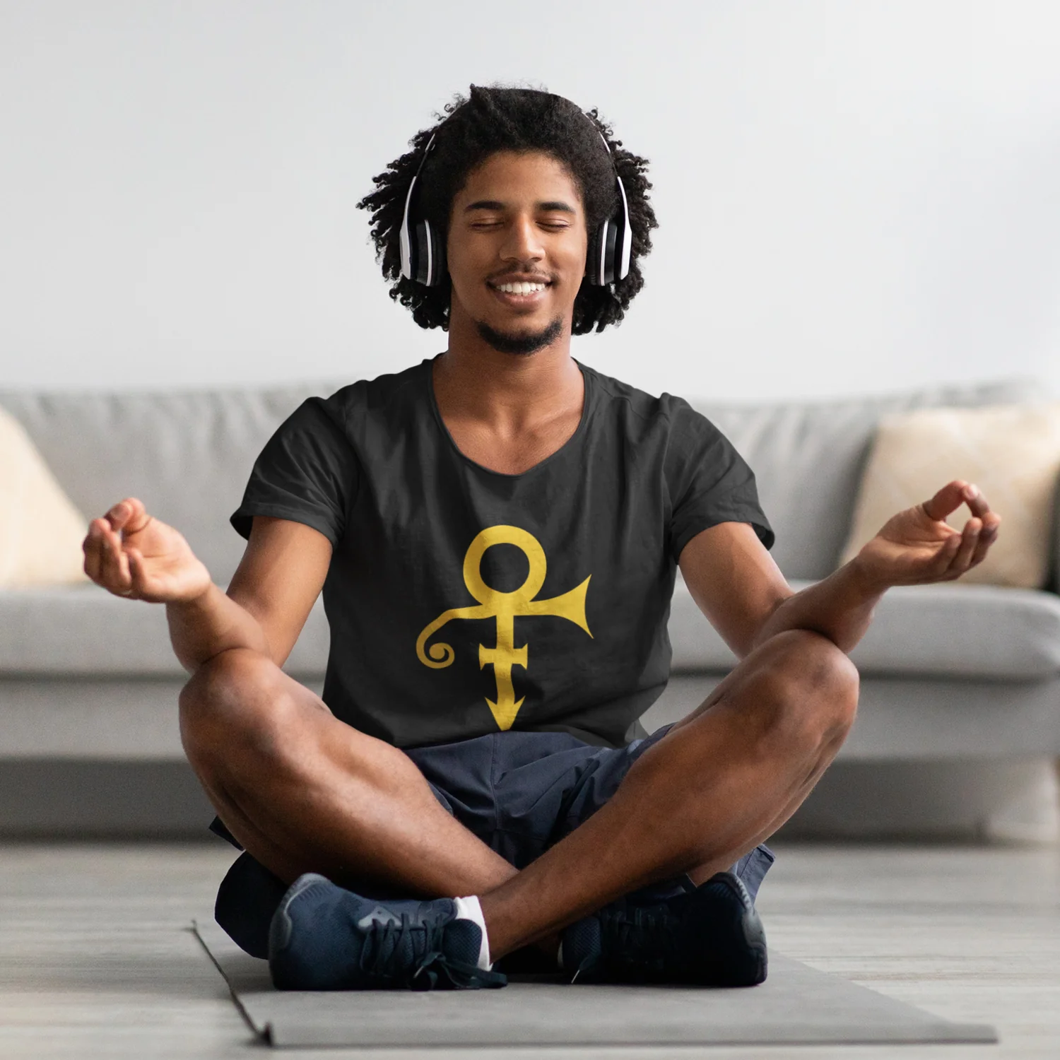 Prince Symbol Triblend T-Shirts - Image 2