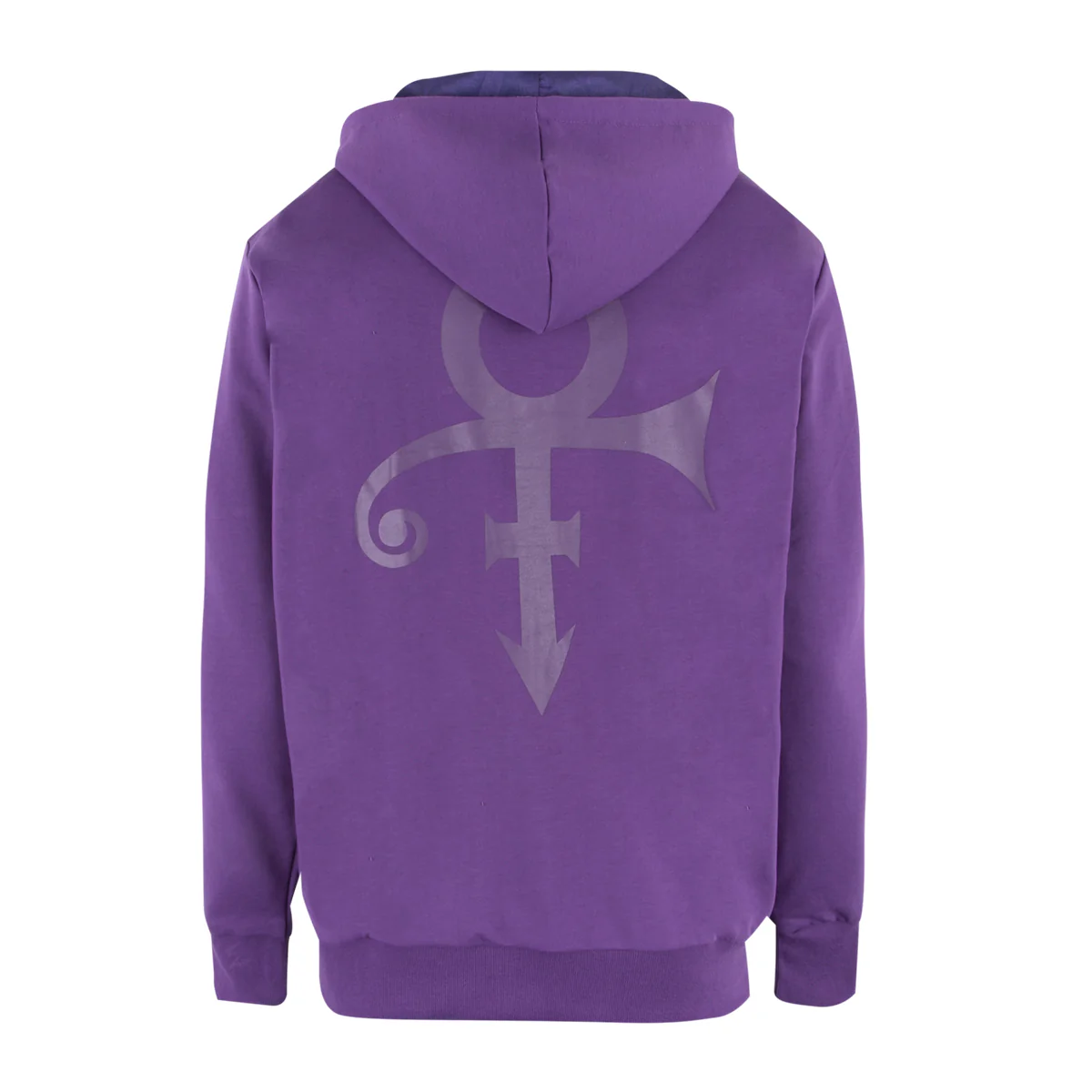 Prince Symbol Zip Hoodie with Purple Paisley Lining - Image 5