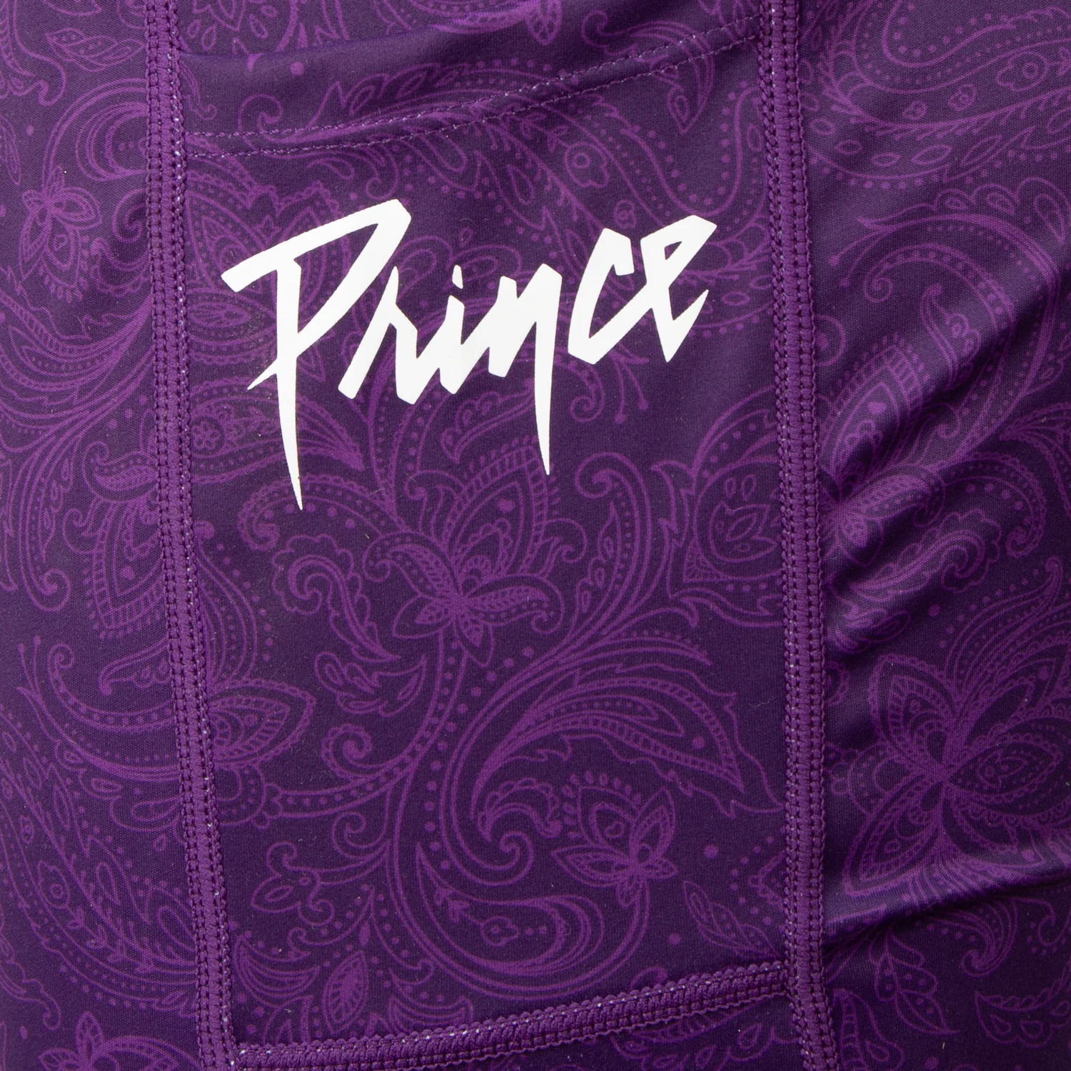 Purple Paisley Women's Crossover Leggings - Image 4
