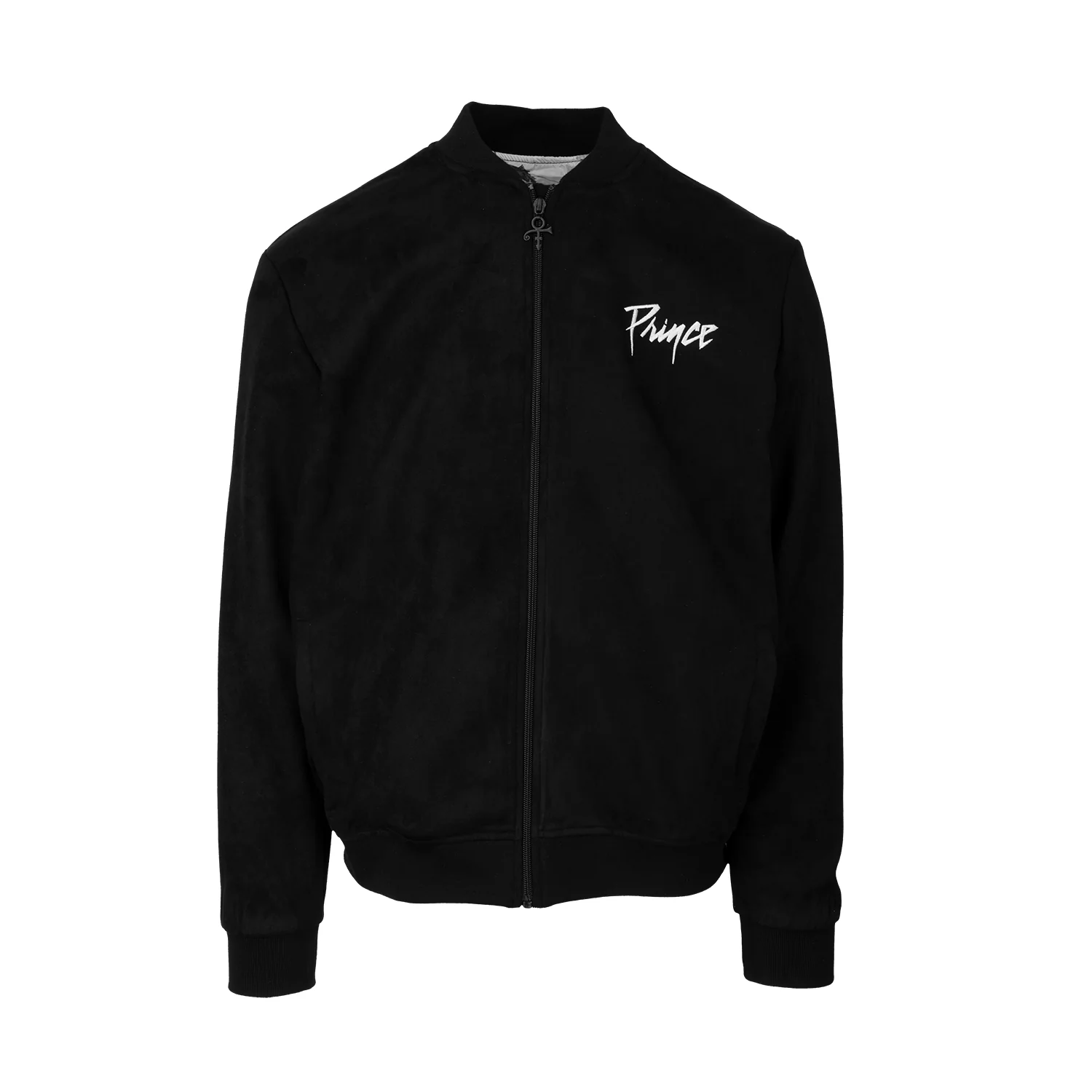 Purple Rain All Season Faux Suede Bomber Jacket - Image 3