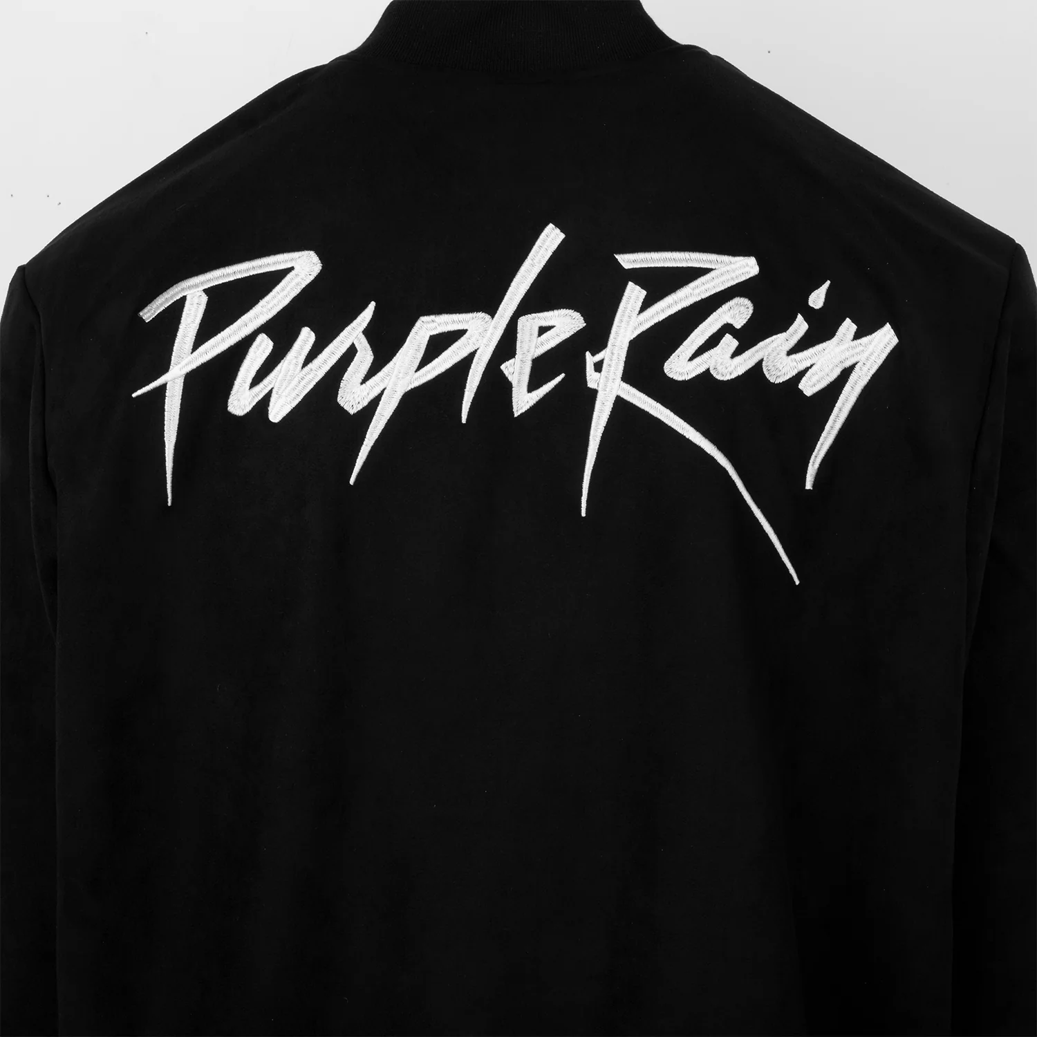 Purple Rain All Season Faux Suede Bomber Jacket - Image 4