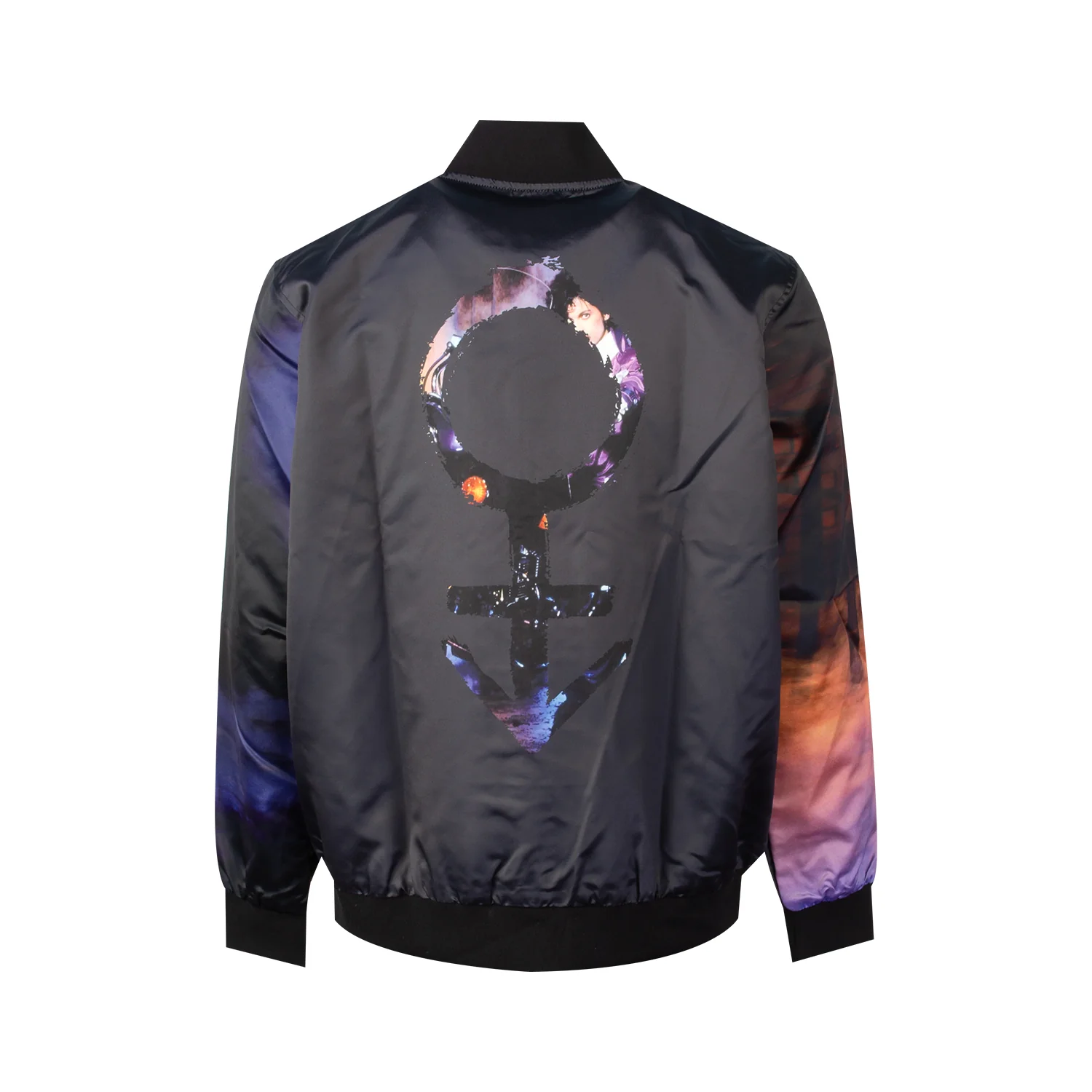 Purple Rain Cover Bomber Jacket - Image 3