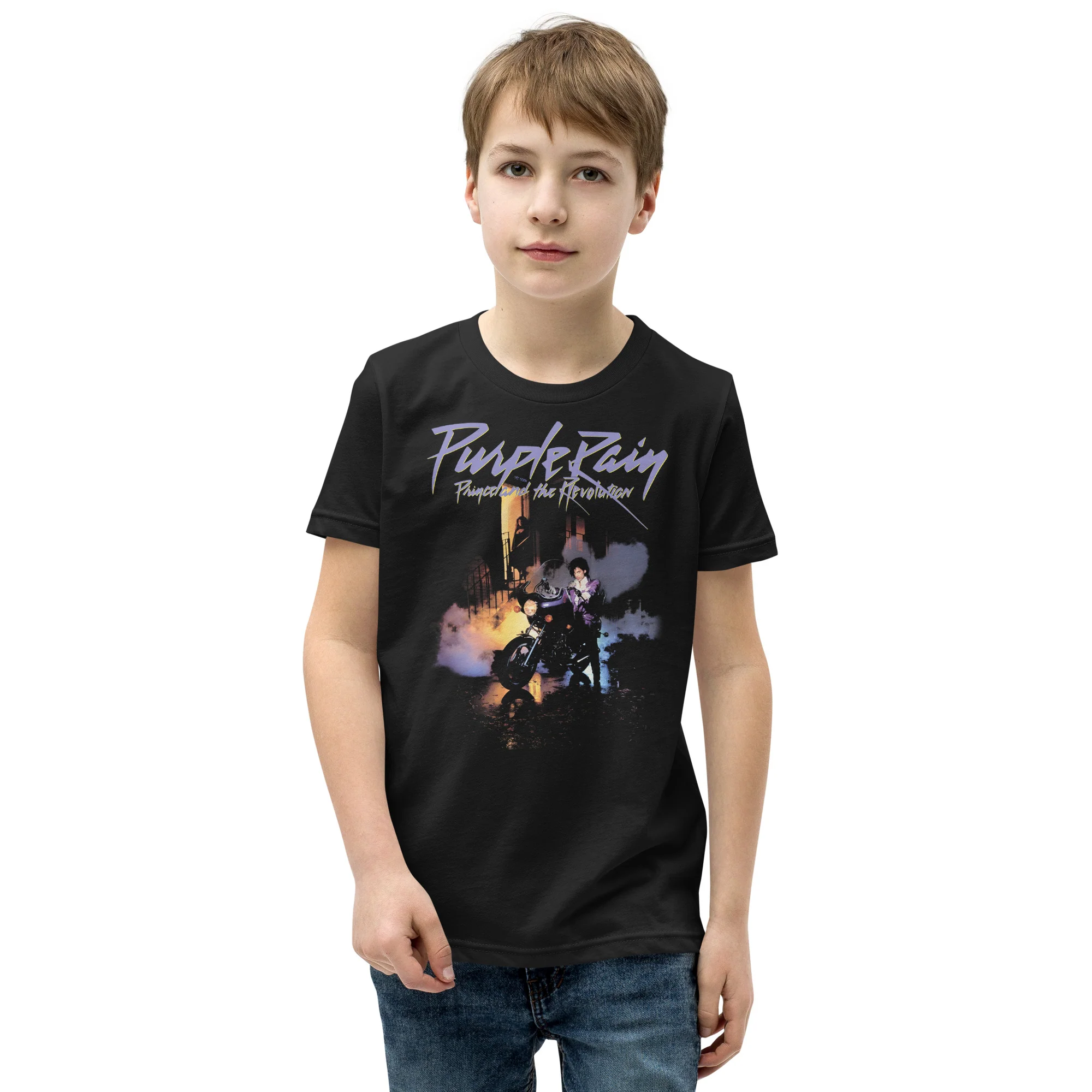 Purple Rain Cover Kids T-Shirt - Image 7