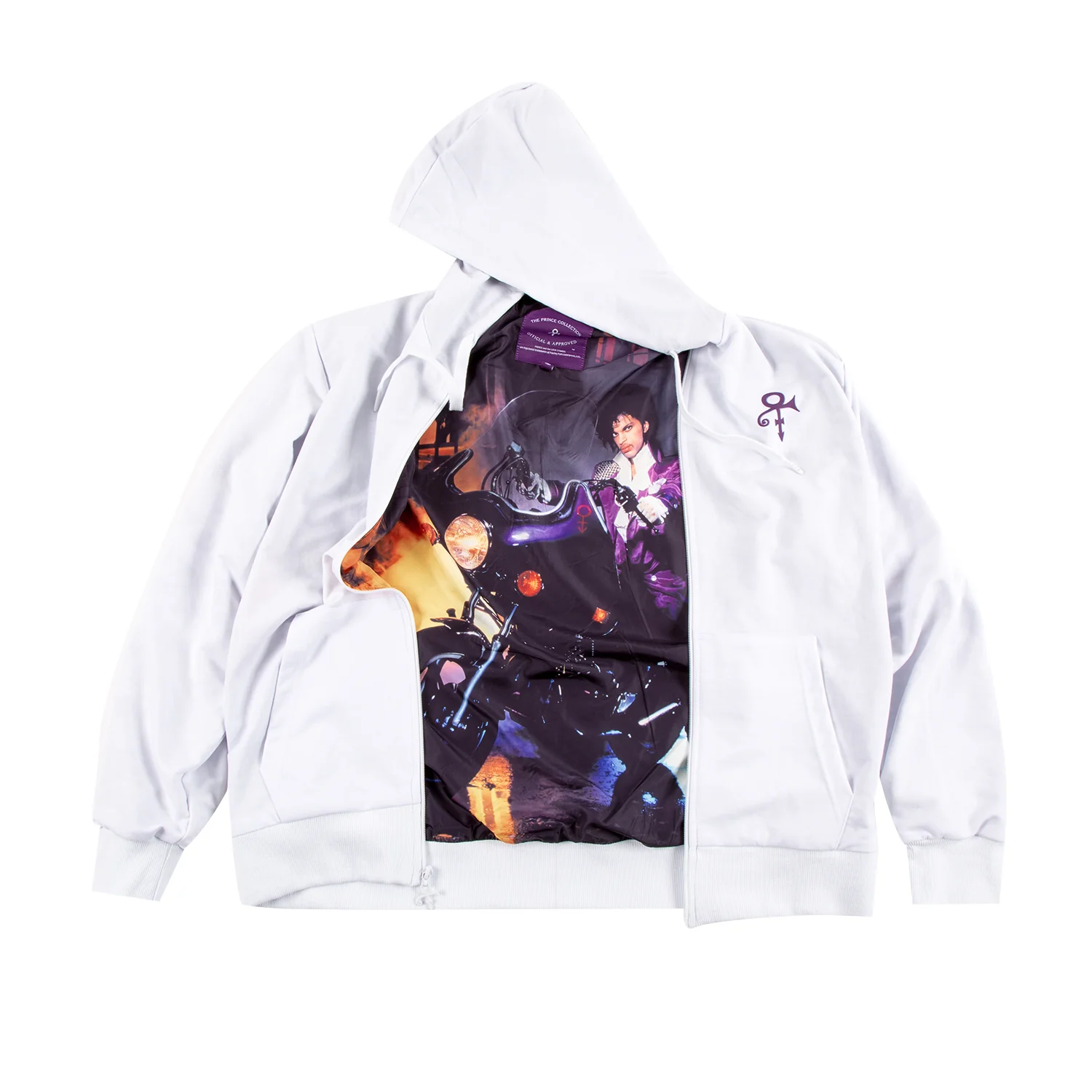 Purple Rain Cover Lined Zip Hoodie - Image 9