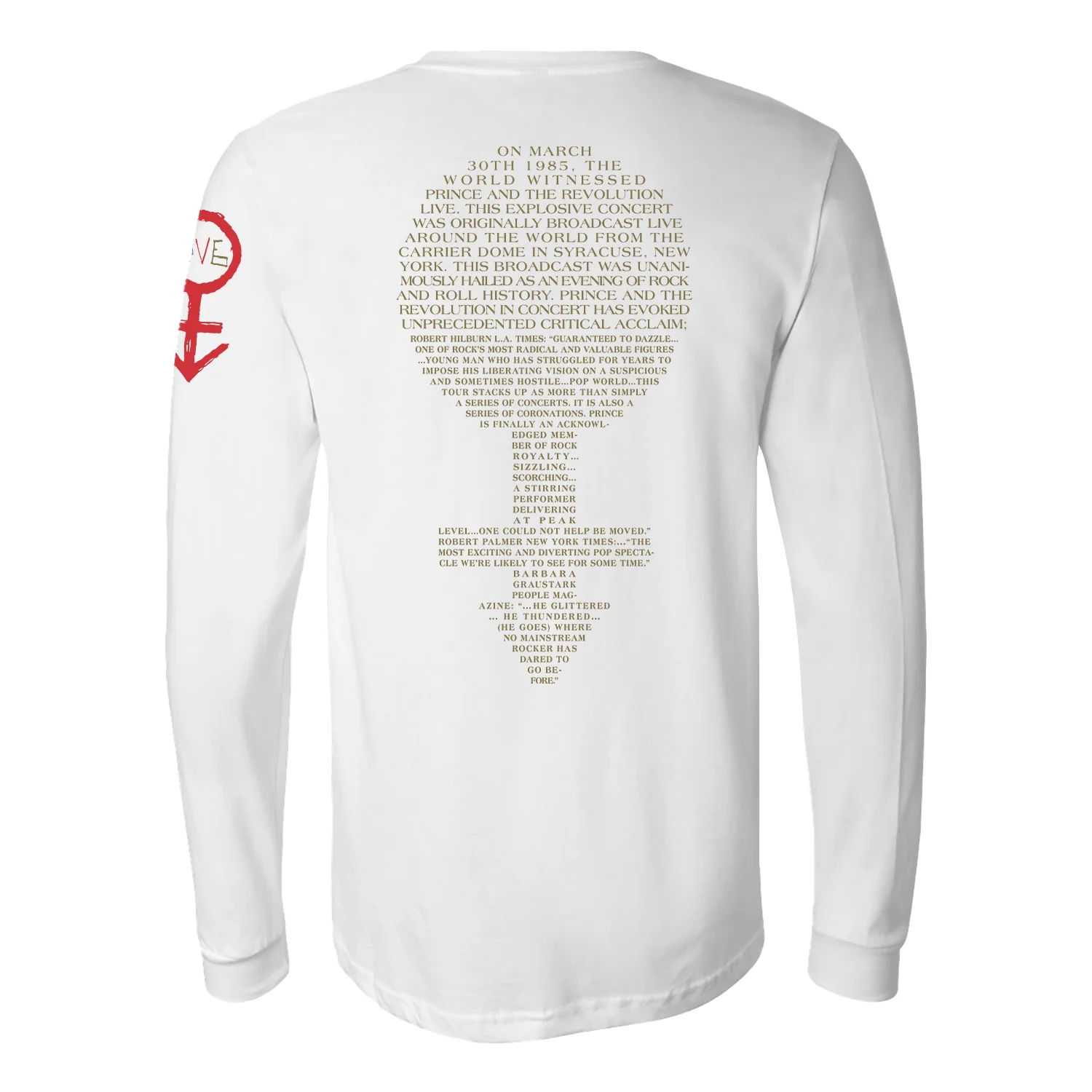 Purple Rain Face Long Sleeve T-Shirt - Image 3