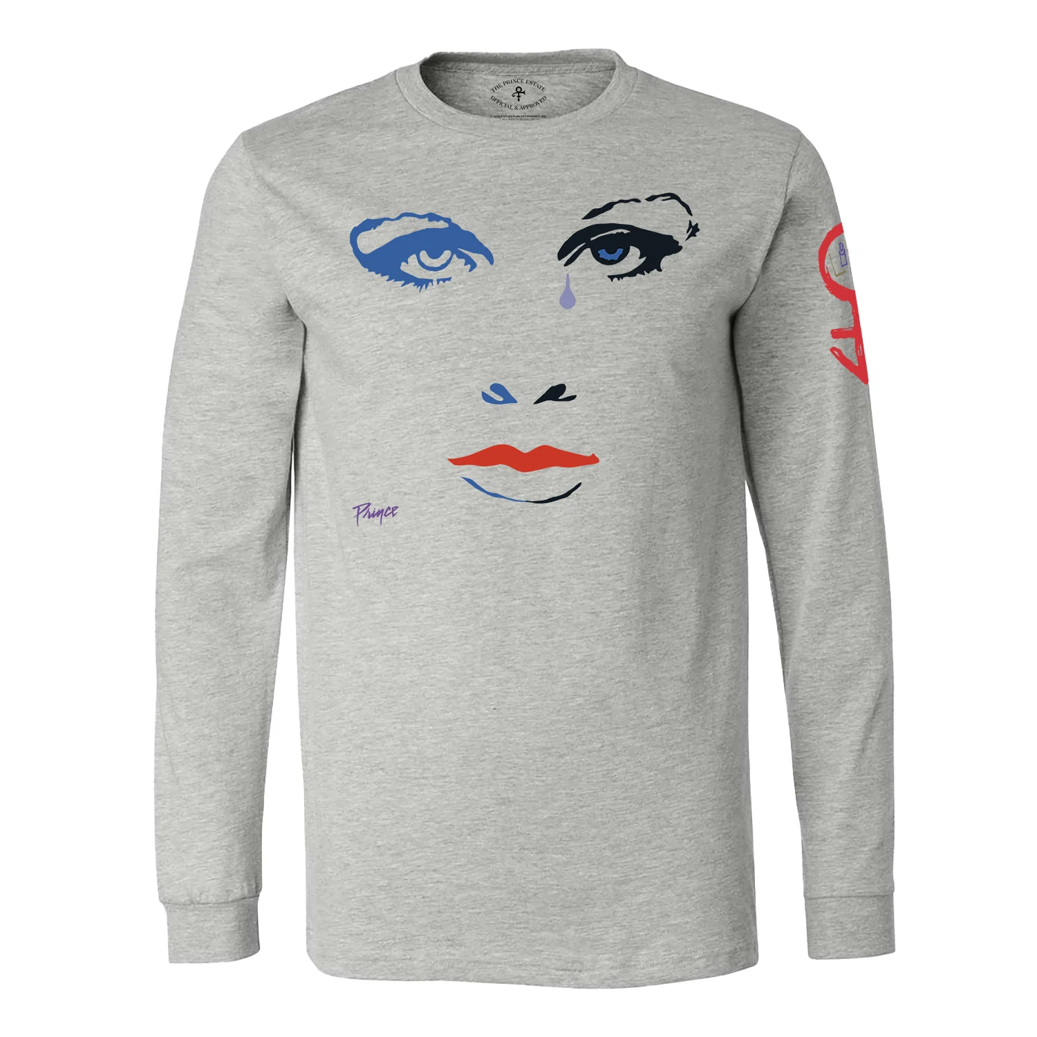 Purple Rain Face Long Sleeve T-Shirt - Image 4