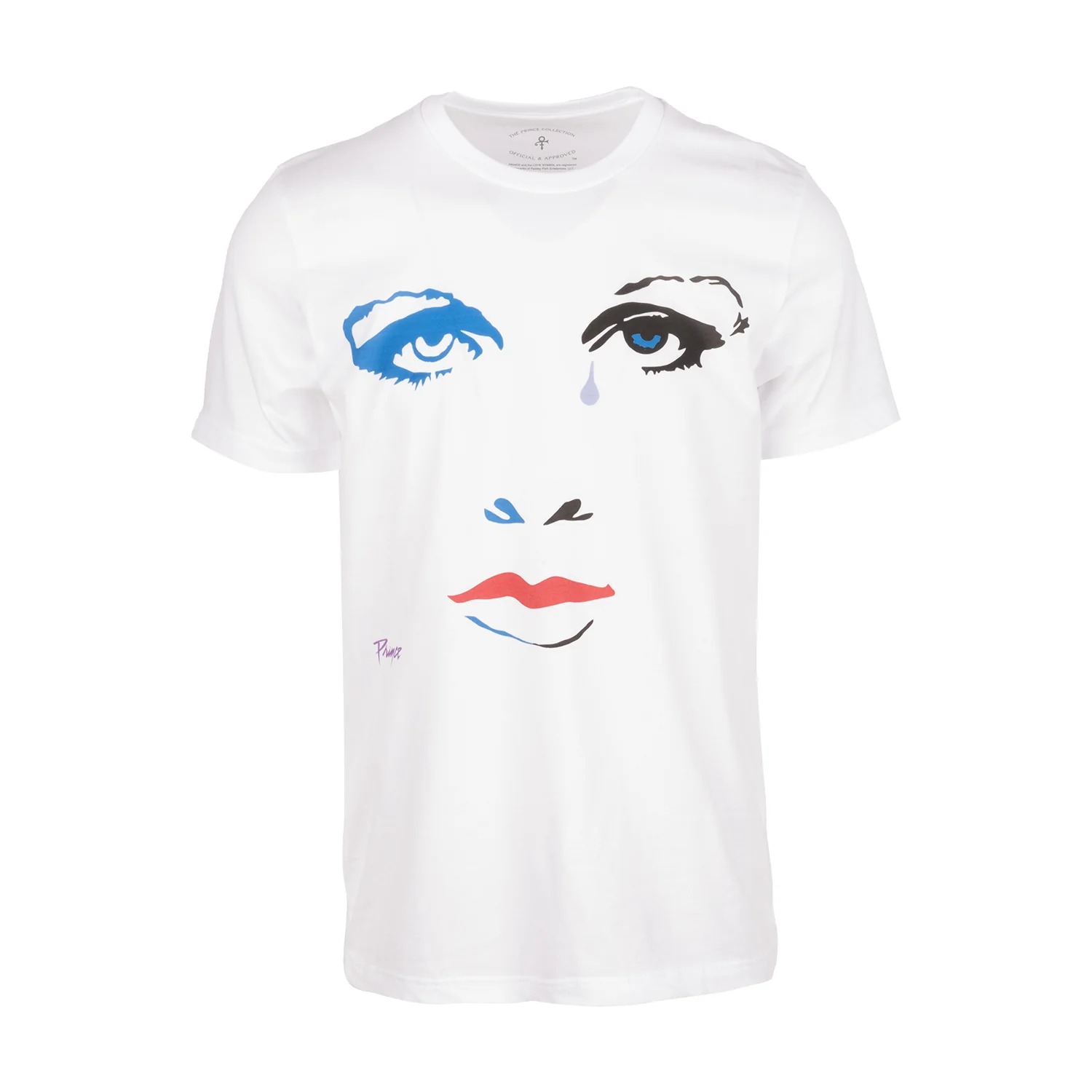 Purple Rain Face Unisex T-Shirt - Image 3