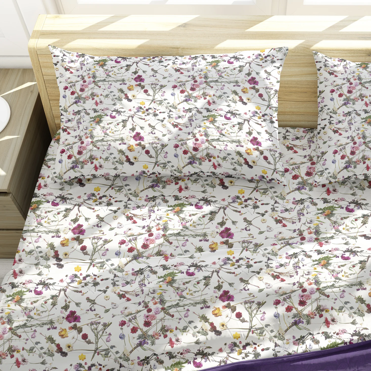 Purple Rain Floral/Paisley 2-Sided Duvet Cover - Image 11