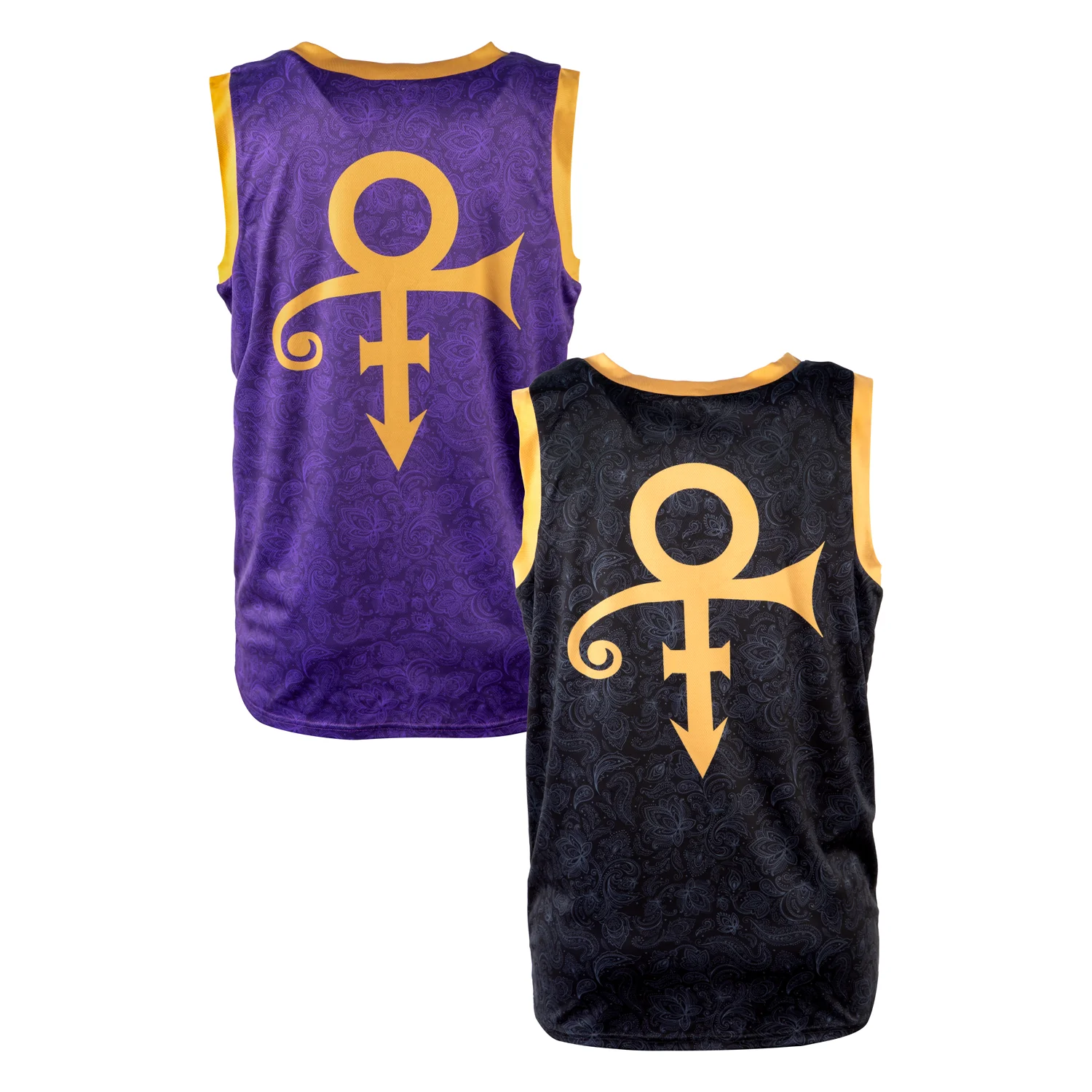 Purple Rain Paisley Reversible Basketball Jersey - Image 4
