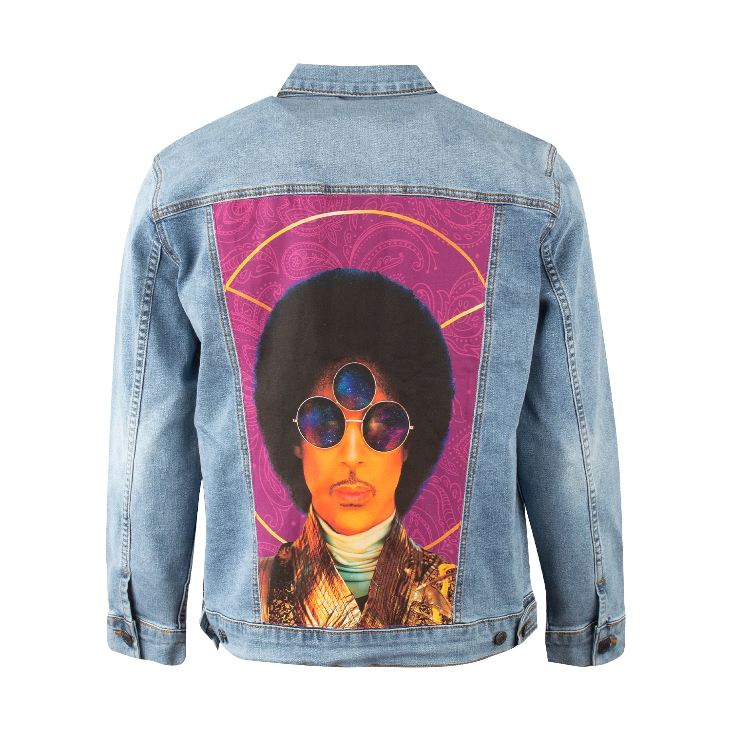 Third Eye Girl Back Panel Denim Jacket - Image 2