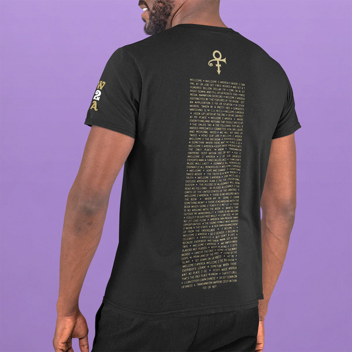 Welcome 2 America Portrait T-shirt - Image 4