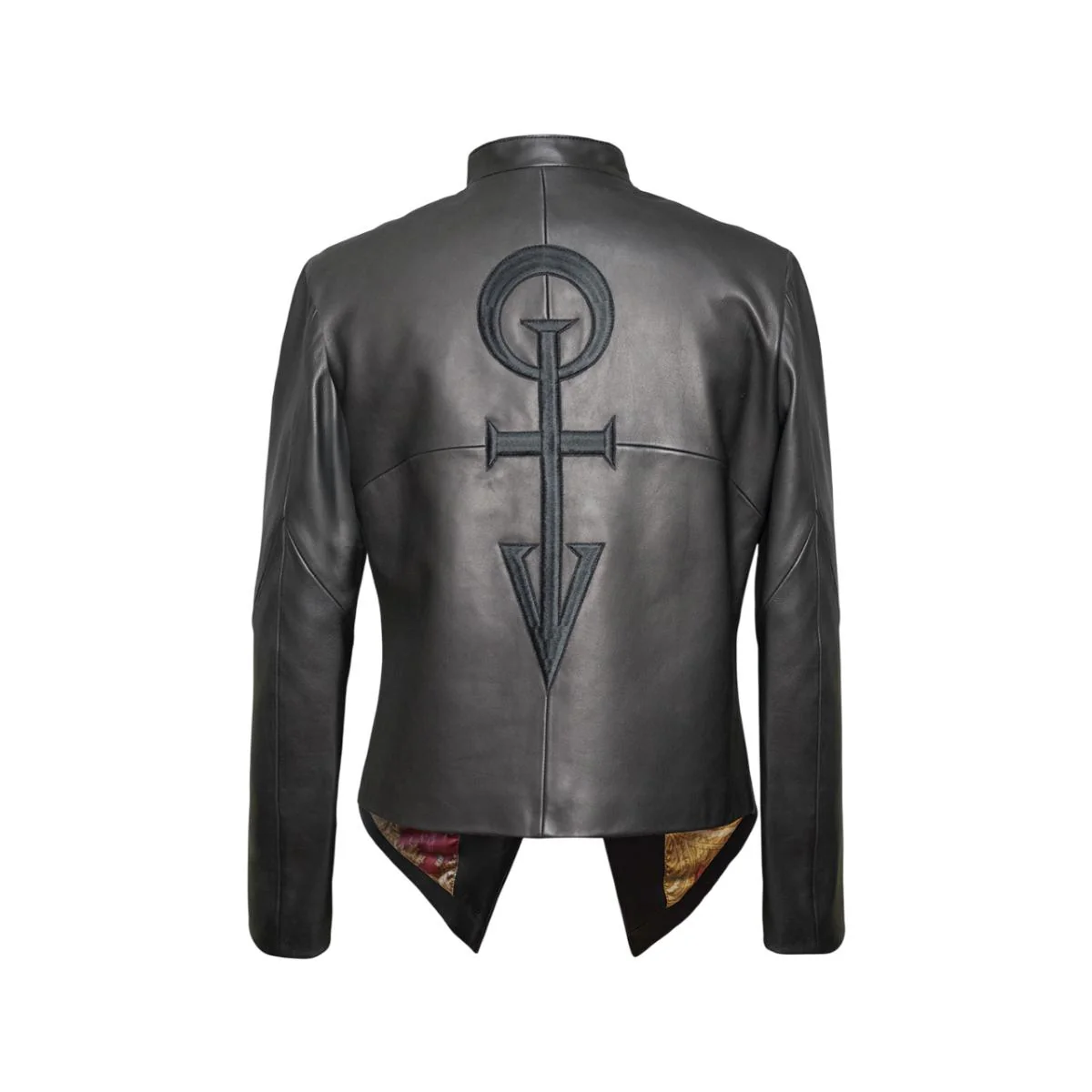 x Call & Response | Diamonds And Pearls Leather Jacket - Image 3