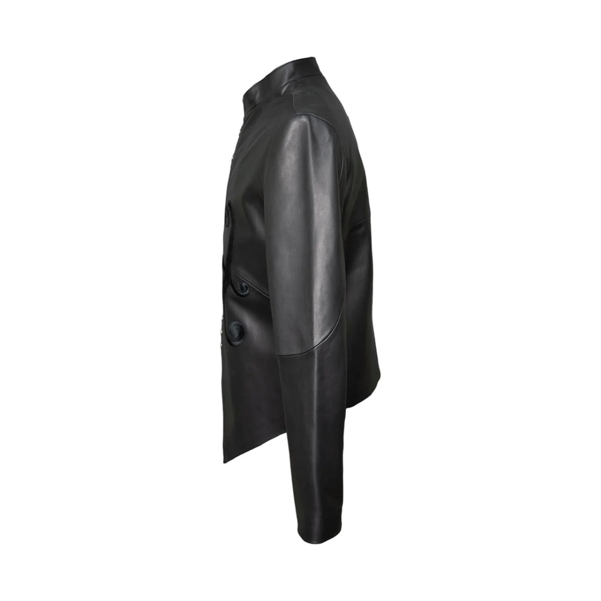 x Call & Response | Diamonds And Pearls Leather Jacket - Image 5