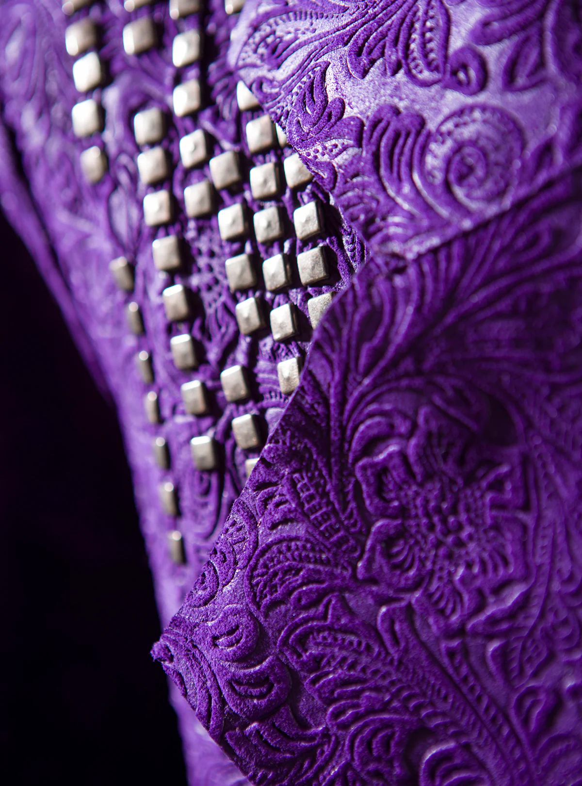 x Call & Response | Purple Paisley Trench - Image 4