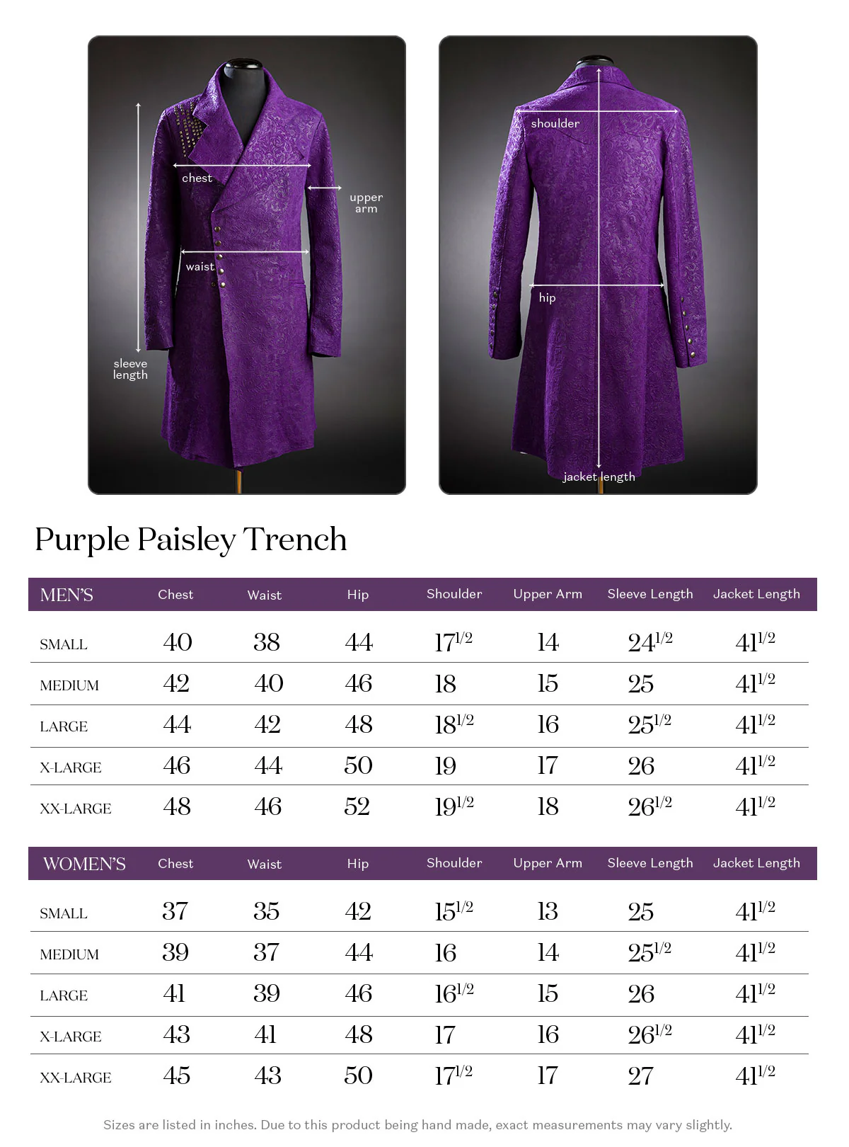 x Call & Response | Purple Paisley Trench - Image 9